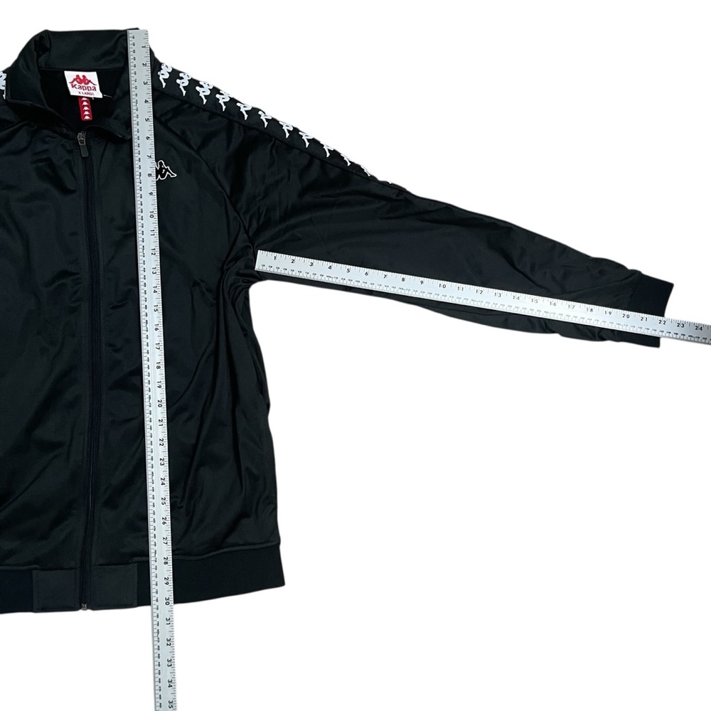Kappa Men's Black Logo Track Jacket - Picture 9 of 13